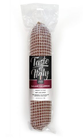 Menabò, agenzia di comunicazione a Forlì, per la linea “taste of Italy” di Veroni - Packaging salame calabrese grande